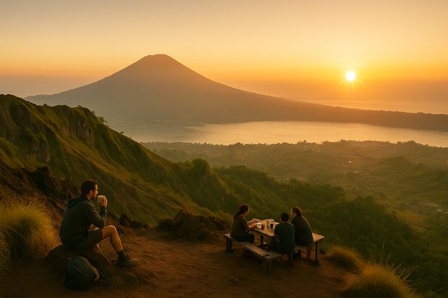 Mount Batur vulkán napfelkelte túra